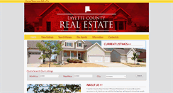 Desktop Screenshot of fayettecountyrealestateil.com